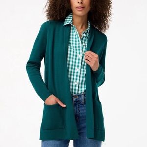 J Crew Sweater Blazer Pine Green Size S